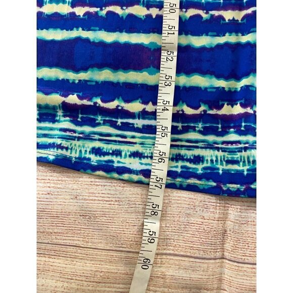 Evan Piccone Women's Blue Cap Sleeve Maxi Dress - 4 - Picture 3 of 12